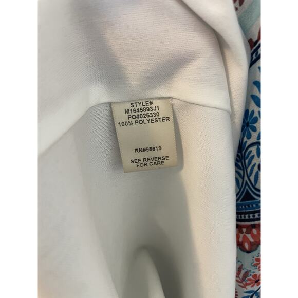 John Paul Richard Colorful Boho Midi Maxi V-Neck Handkerchief Kaftan Large Dress - Picture 8 of 11